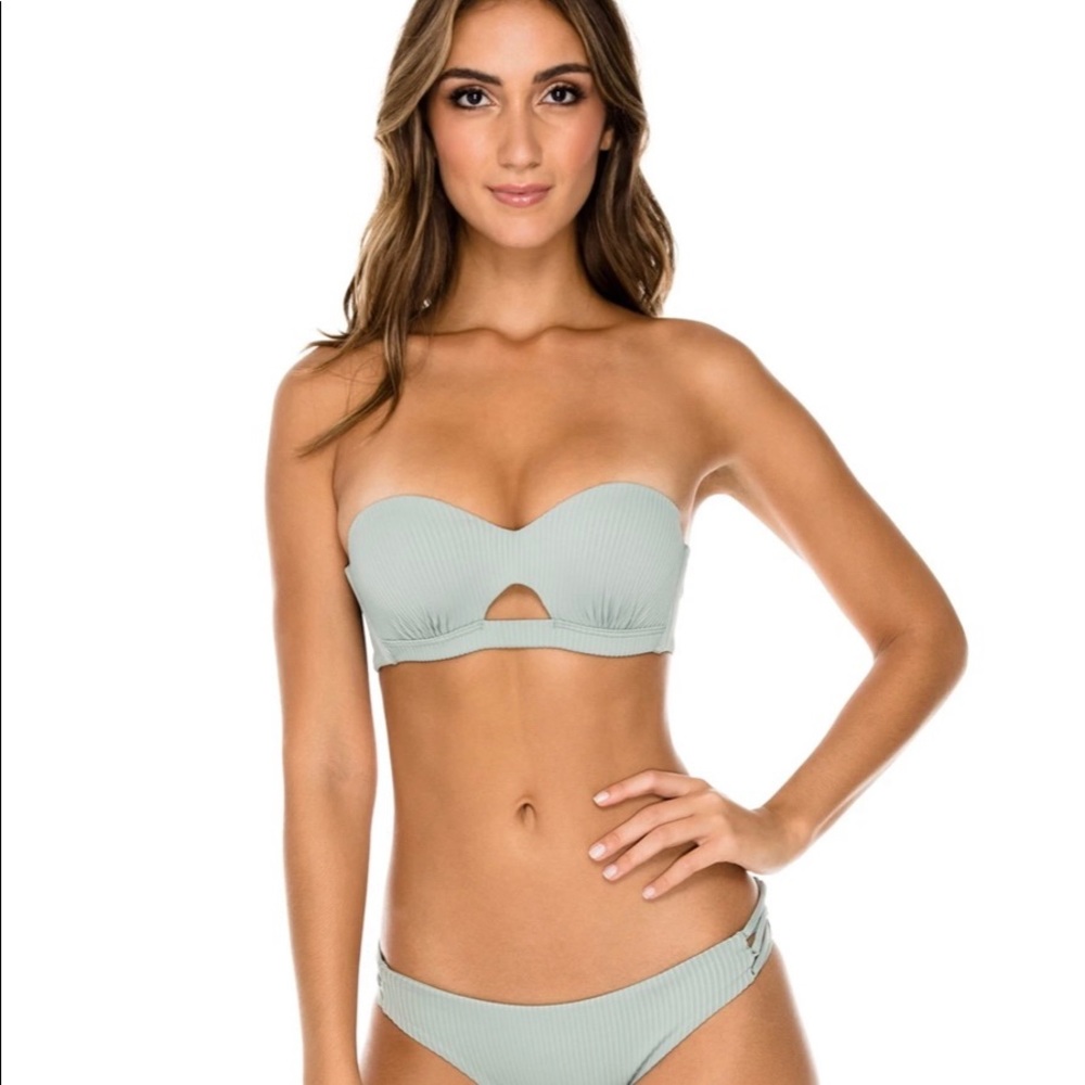 NWT LuliFama Orillas Del Mar Underwire bandeau top